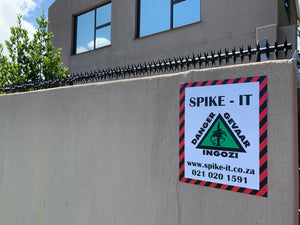 single row rotating spikes, Star rotating spikes, wall spikes, most effective anti-climb wall spikes, security spike, protect your home, secure your home business, security south africa, Spike-it security, Rola spikes, Star Spikes, rotating security spikes, wall spikes, vibracrete spikes, brick wall spikes,