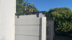 single row rotating spikes, Star rotating spikes, wall spikes, most effective anti-climb wall spikes, security spike, protect your home, secure your home business, security south africa, Spike-it security, Rola spikes, Star Spikes, rotating security spikes, wall spikes, vibracrete spikes, brick wall spikes,