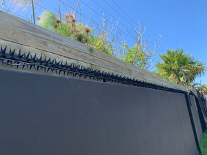 single row rotating spikes, Star rotating spikes, wall spikes, most effective anti-climb wall spikes, security spike, protect your home, secure your home business, security south africa, Spike-it security, Rola spikes, Star Spikes, rotating security spikes, wall spikes, vibracrete spikes, brick wall spikes,